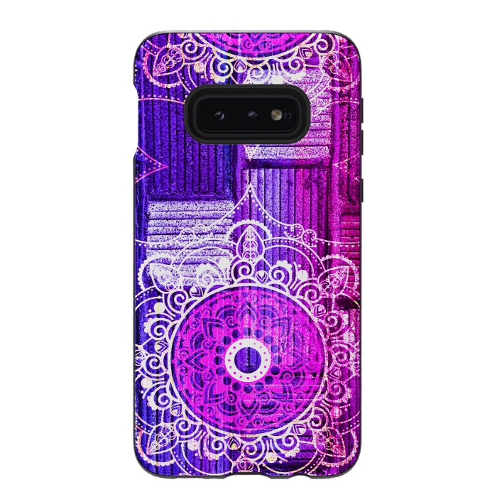 Galaxy S10e StrongFit Purple Tapestry by Rossy Villarreal