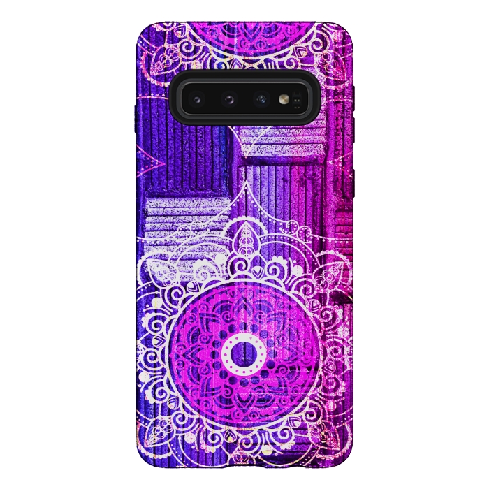 Galaxy S10 StrongFit Purple Tapestry by Rossy Villarreal