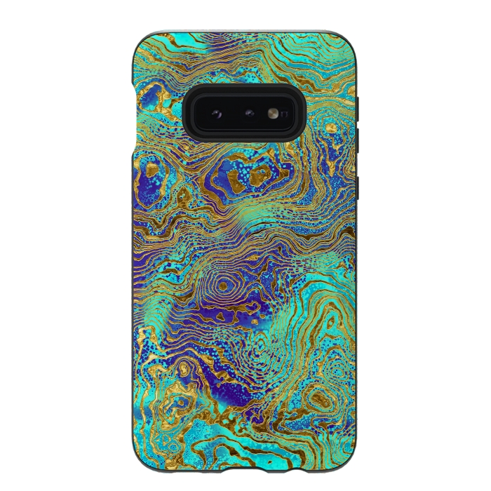 Galaxy S10e StrongFit Abstract Marble II by Art Design Works