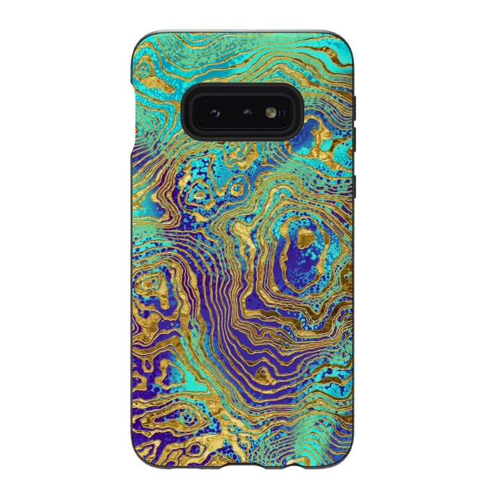 Galaxy S10e StrongFit Abstract Marble IV by Art Design Works