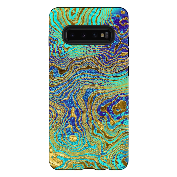 Galaxy S10 plus StrongFit Abstract Marble III by Art Design Works