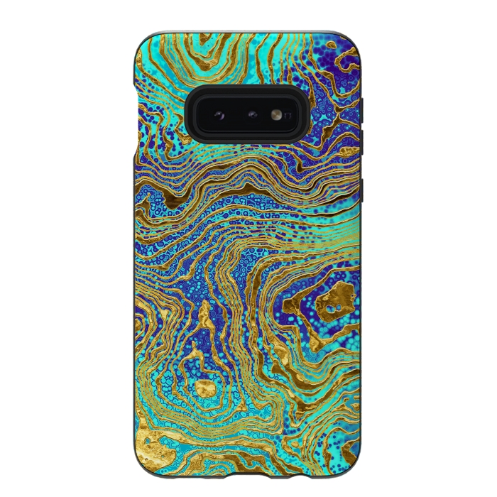 Galaxy S10e StrongFit Abstract Marble III by Art Design Works