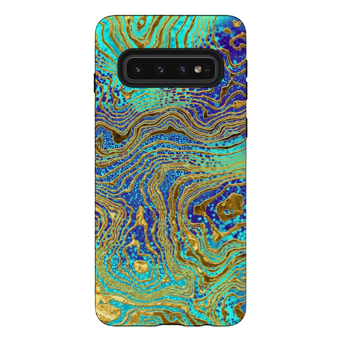Galaxy S10 StrongFit Abstract Marble III by Art Design Works