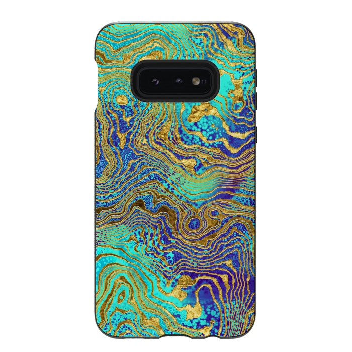 Galaxy S10e StrongFit Abstract Marble V by Art Design Works