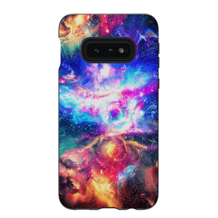 Galaxy S10e StrongFit Colorful Galaxy by Art Design Works