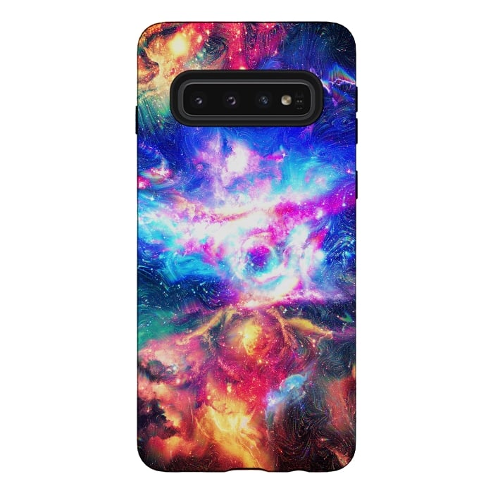 Galaxy S10 StrongFit Colorful Galaxy by Art Design Works