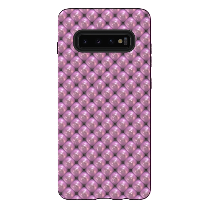 Galaxy S10 plus StrongFit Pink Pearls by Andrea Haase