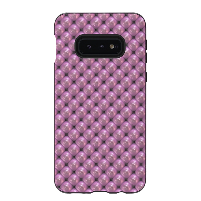 Galaxy S10e StrongFit Pink Pearls by Andrea Haase