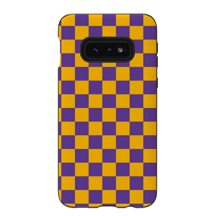Galaxy S10e StrongFit Checkered Pattern II by Art Design Works