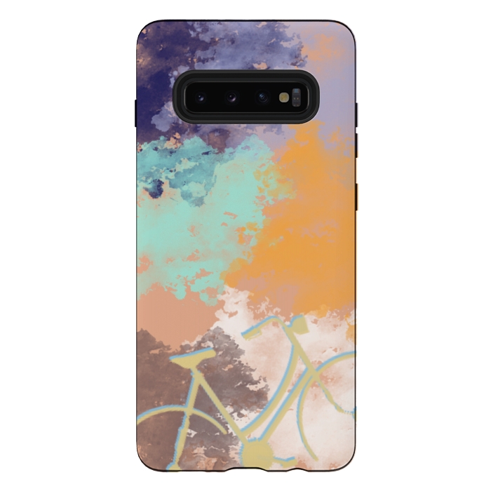 Galaxy S10 plus StrongFit Bicycle colors by Mariana Socorro