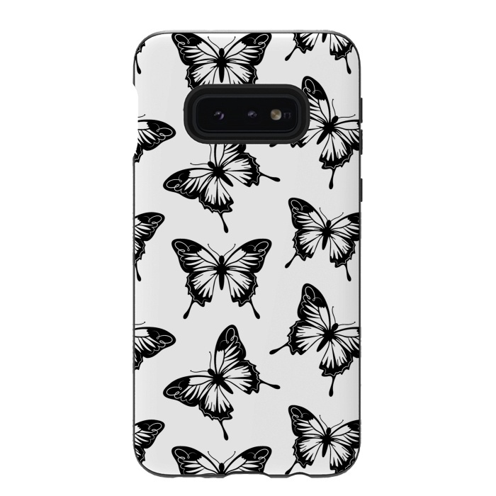 Galaxy S10e StrongFit Elegant butterflies by Martina