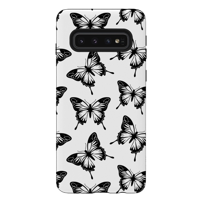 Galaxy S10 StrongFit Elegant butterflies by Martina