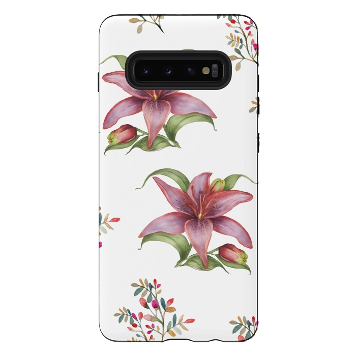 Galaxy S10 plus StrongFit Queen Lily by Creativeaxle