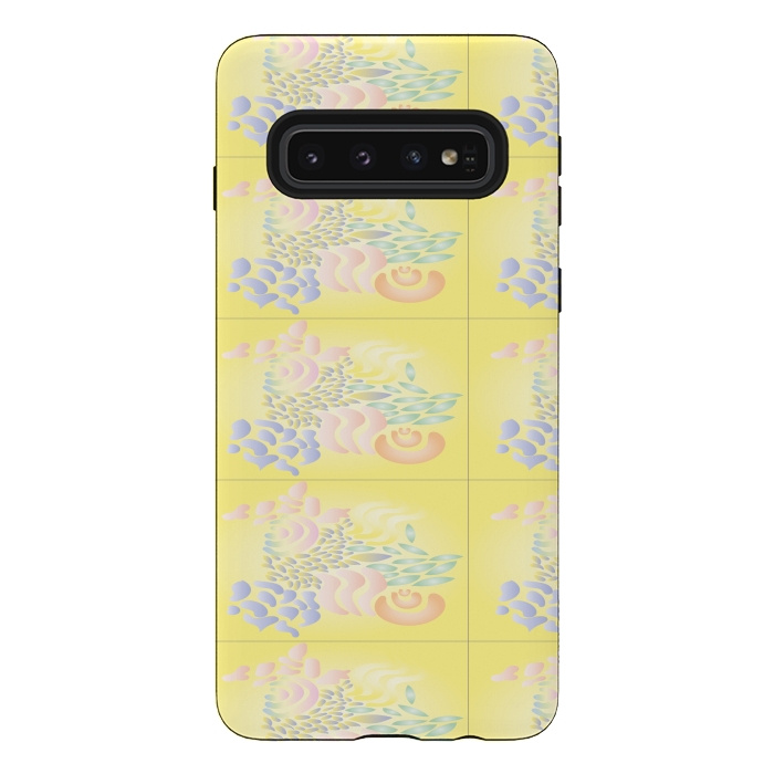 Galaxy S10 StrongFit Yellow Secret by Merveilleux Clement