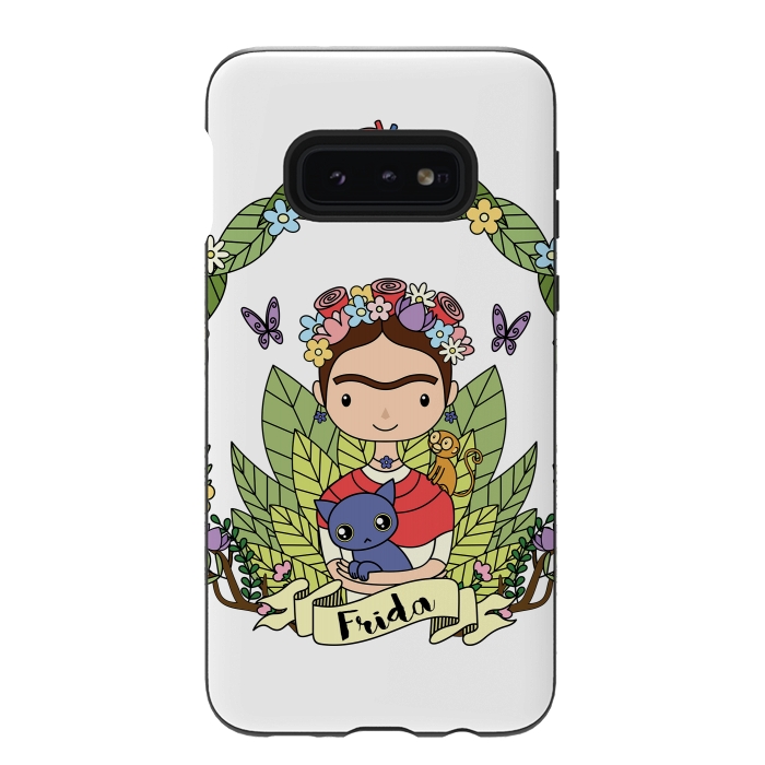 Galaxy S10e StrongFit Frida by Laura Nagel