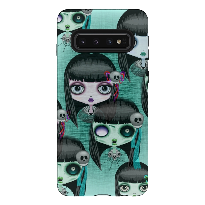 Galaxy S10 StrongFit Zombie Doll The Dark Side  by BluedarkArt