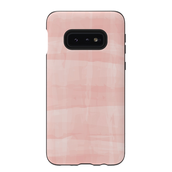 Galaxy S10e StrongFit Pink Strokes by Majoih