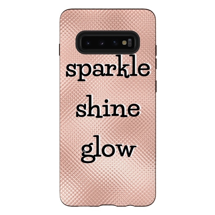Galaxy S10 plus StrongFit Sparkle Shine Glow by Martina