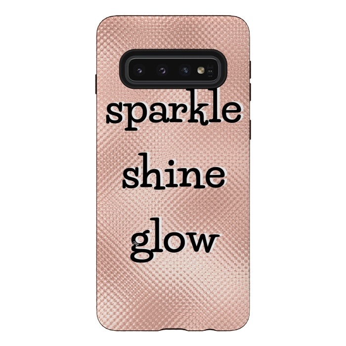 Galaxy S10 StrongFit Sparkle Shine Glow by Martina