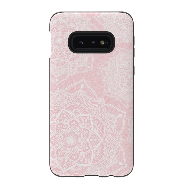 Galaxy S10e StrongFit Pink mandalas by Jms