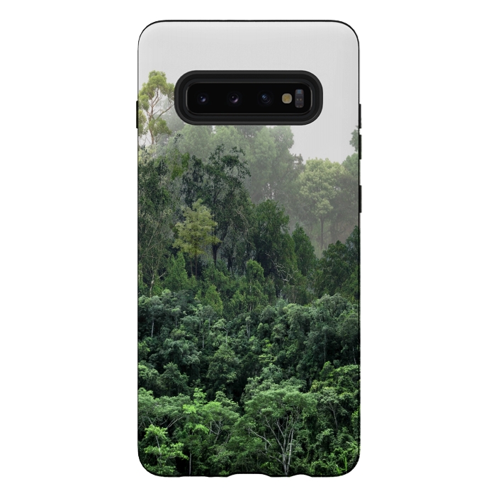Galaxy S10 plus StrongFit Tropical Foggy Forest by ''CVogiatzi.