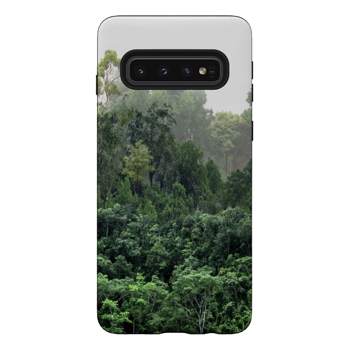 Galaxy S10 StrongFit Tropical Foggy Forest by ''CVogiatzi.