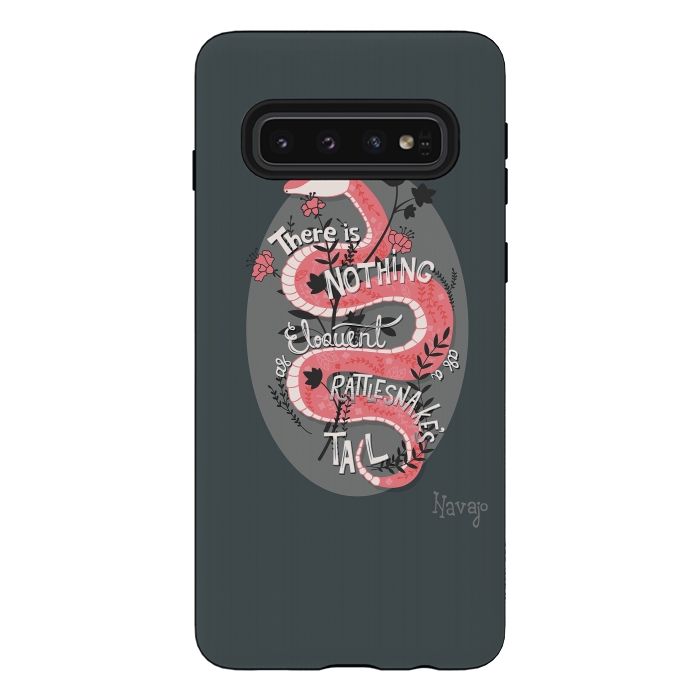 Galaxy S10 StrongFit There is nothing as eloquent as a rattlesnake's tail by Jelena Obradovic