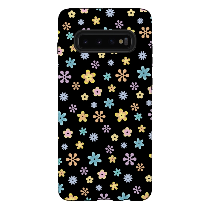 Galaxy S10 plus StrongFit Flowers by Laura Nagel