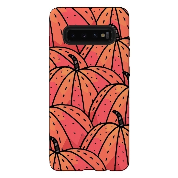 Galaxy S10 plus StrongFit The Pumpkins by Steve Wade (Swade)