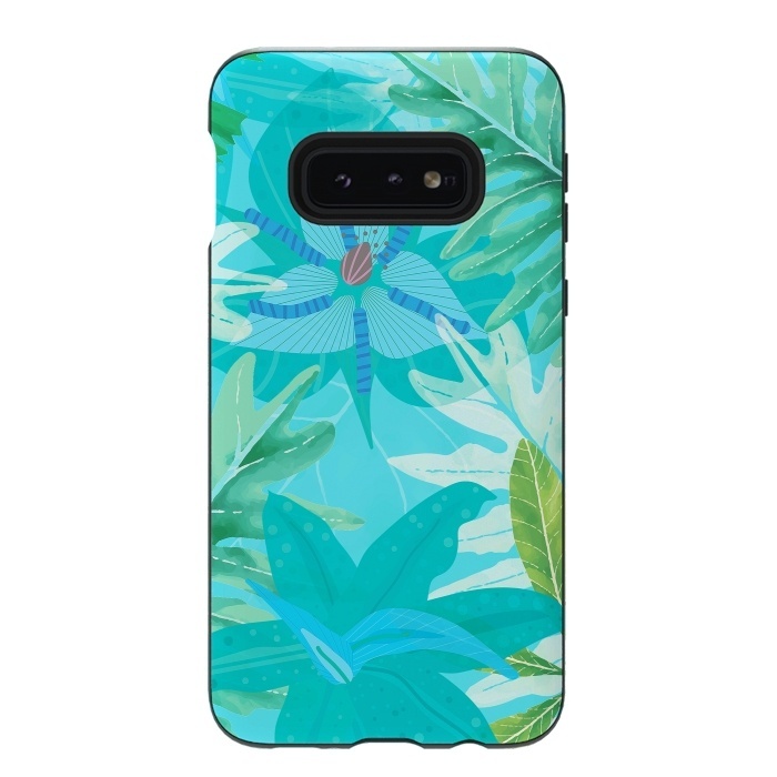 Galaxy S10e StrongFit Eve's blue Aroma Garden by  Utart