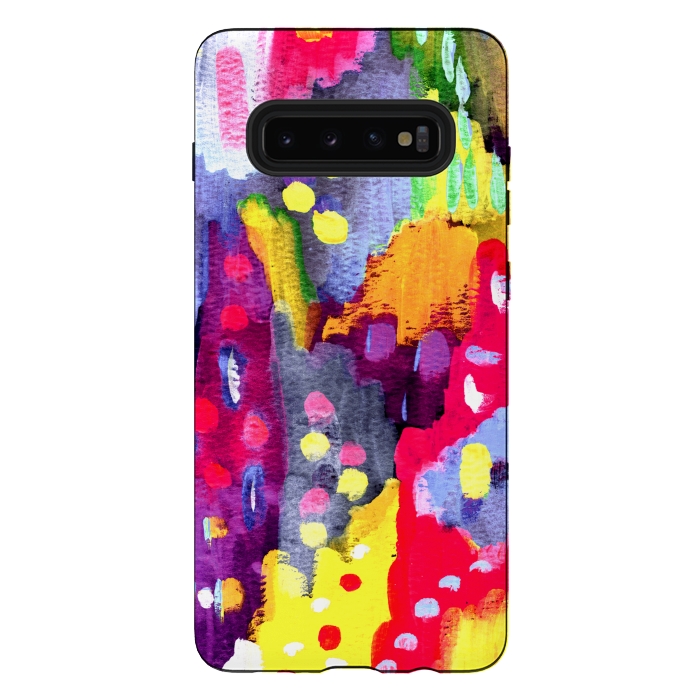 Galaxy S10 plus StrongFit Painted Party 1  by Tigatiga