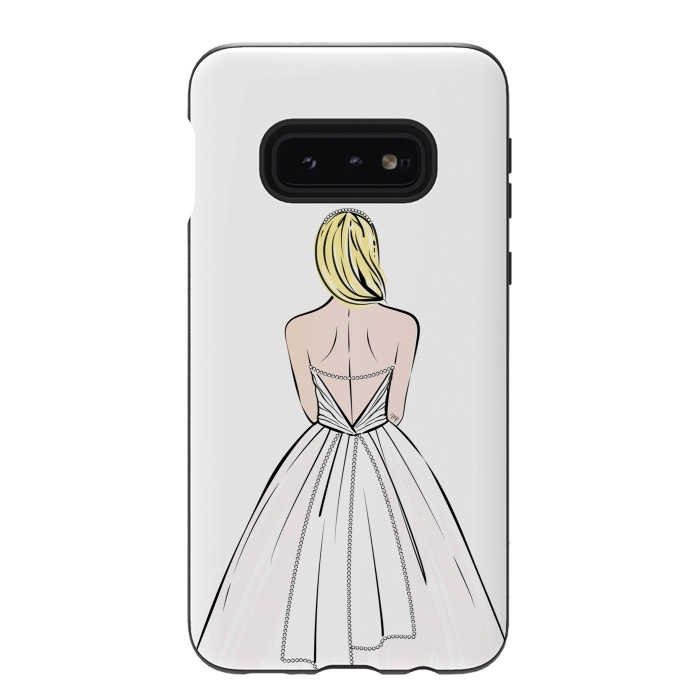 Galaxy S10e StrongFit Elegant bride illustration by Martina