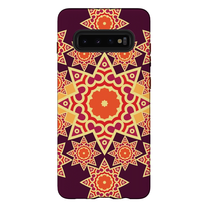 Galaxy S10 plus StrongFit Star in Earth Colors by Rossy Villarreal
