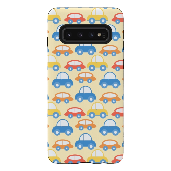 Galaxy S10 StrongFit kids toy cars by TMSarts