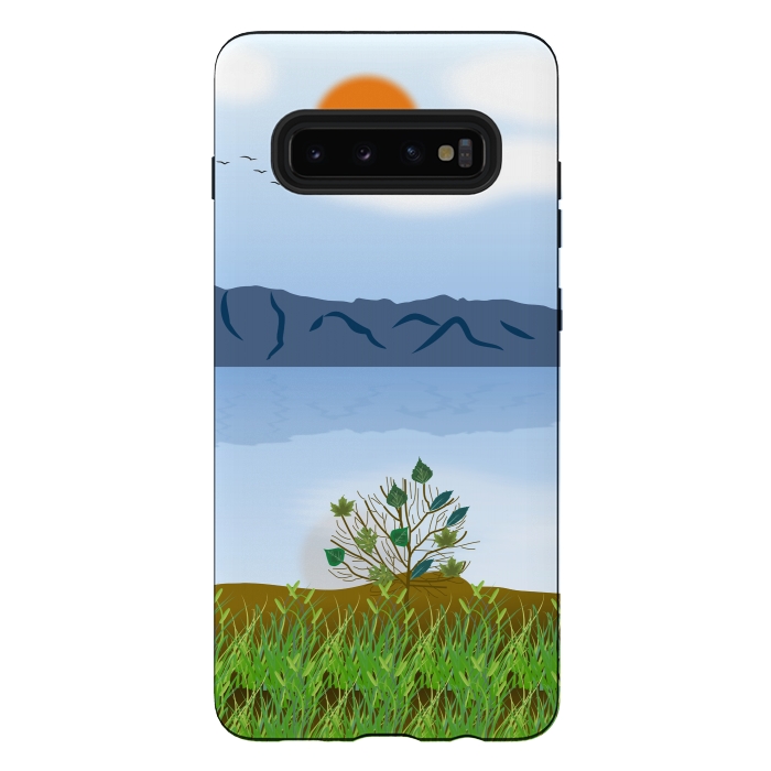 Galaxy S10 plus StrongFit Morning Glory by Creativeaxle