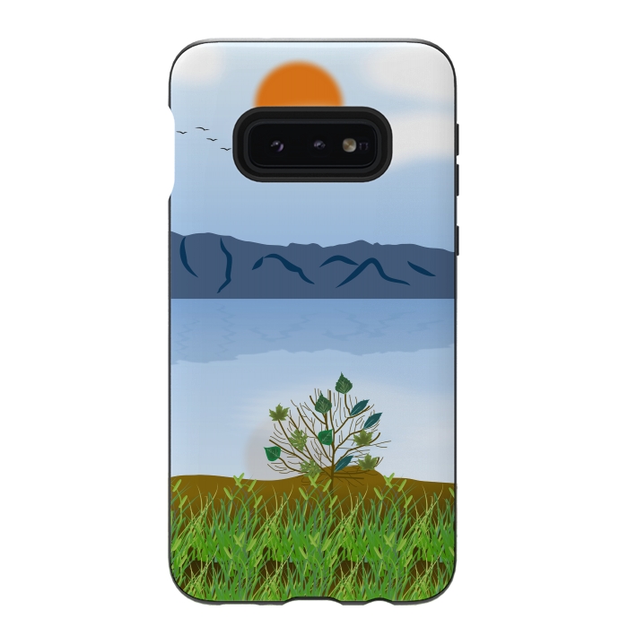 Galaxy S10e StrongFit Morning Glory by Creativeaxle