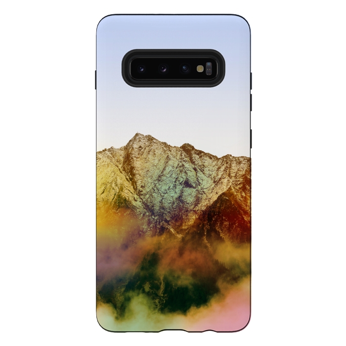 Galaxy S10 plus StrongFit Golden Mountain by Creativeaxle