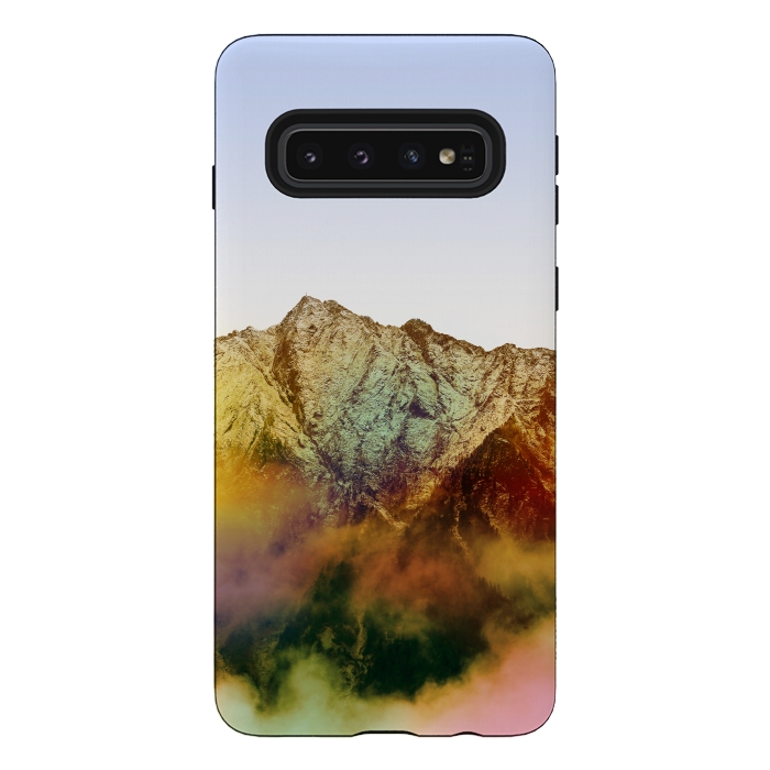 Galaxy S10 StrongFit Golden Mountain by Creativeaxle