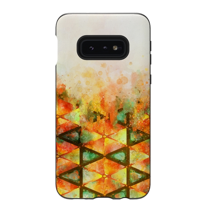 Galaxy S10e StrongFit Hidden Triangles by Creativeaxle