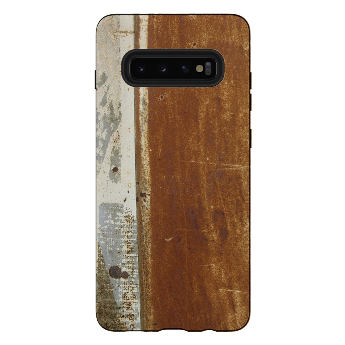Galaxy S10 plus StrongFit Rusty Metal Surface by Andrea Haase