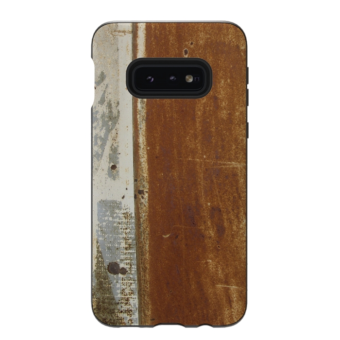Galaxy S10e StrongFit Rusty Metal Surface by Andrea Haase
