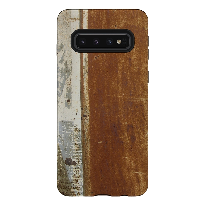 Galaxy S10 StrongFit Rusty Metal Surface by Andrea Haase