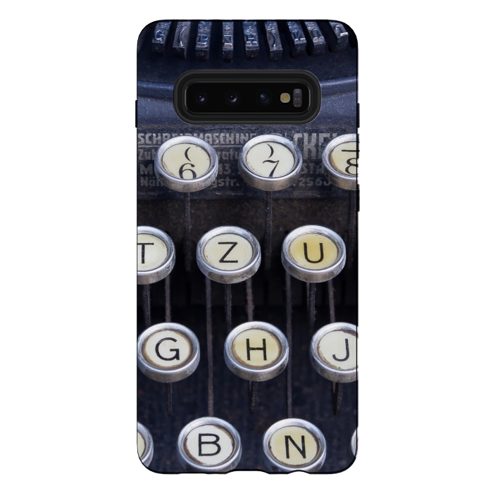 Galaxy S10 plus StrongFit Old Typewriter by Andrea Haase