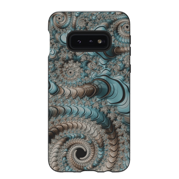 Galaxy S10e StrongFit Fantastic Fractal Swirls by Andrea Haase