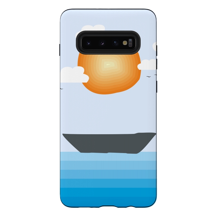 Galaxy S10 plus StrongFit Lost Ship by Creativeaxle