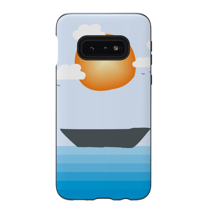 Galaxy S10e StrongFit Lost Ship by Creativeaxle