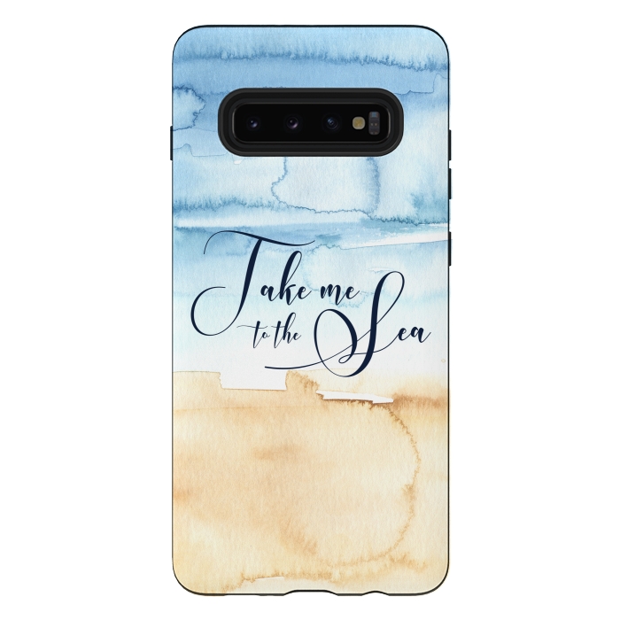 Galaxy S10 plus StrongFit Take Me to the Sea by Noonday Design
