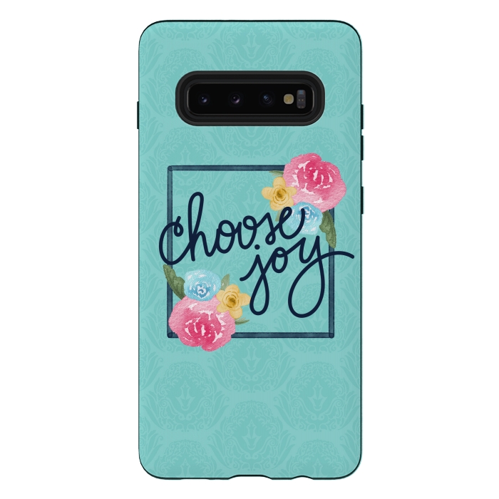 Galaxy S10 plus StrongFit Choose Joy by Noonday Design