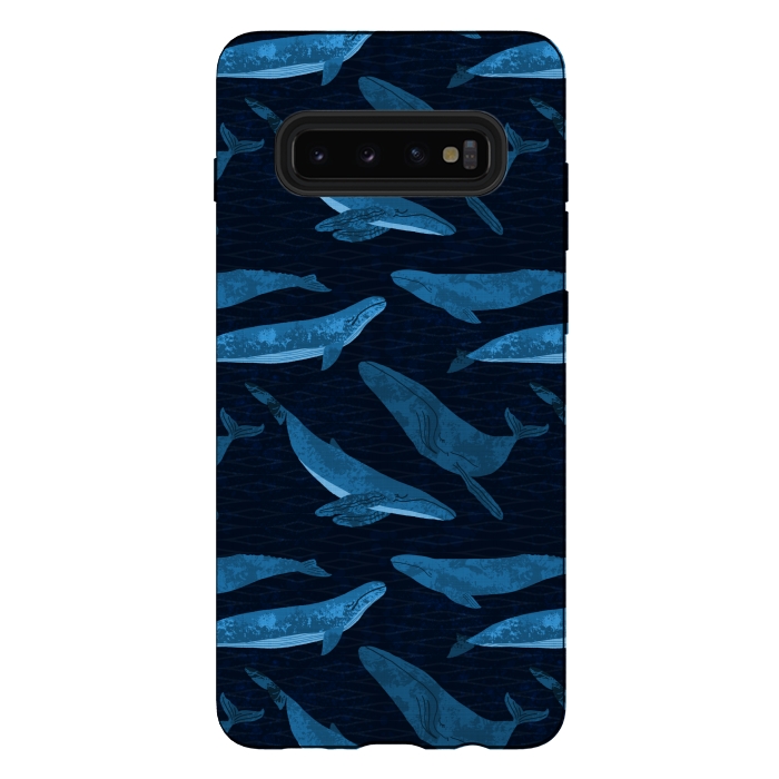 Galaxy S10 plus StrongFit Whales in the Deep by Noonday Design