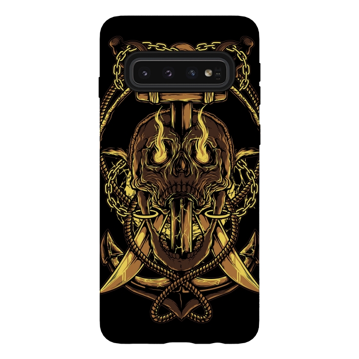 Galaxy S10 StrongFit Death Pirate by Afif Quilimo